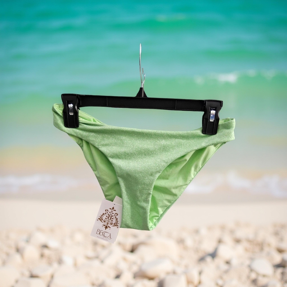 1New Becca Size Small Green Women's bikini bottoms